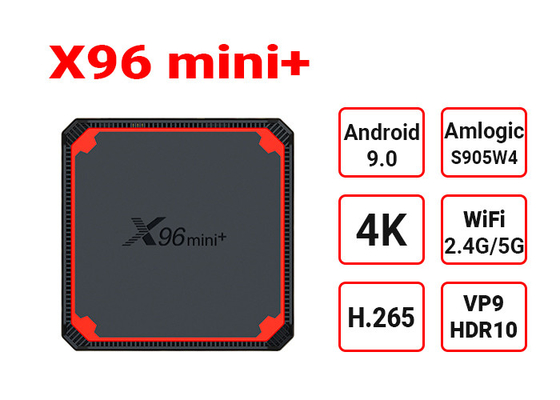 Amlogic S905W4 X96 Smart TV Box Mini Plus Android 9.0 Dual WiFi 4K H265 HEVC