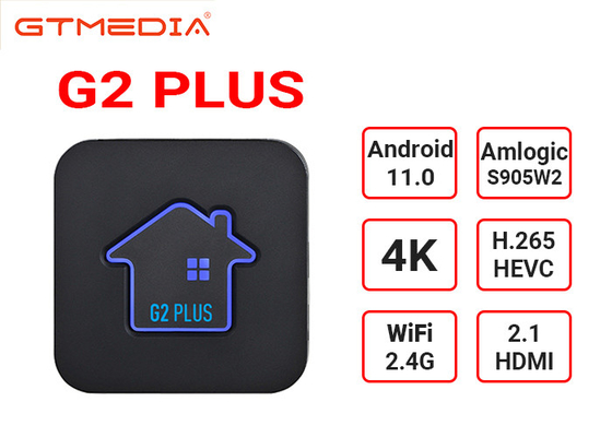 Android 11.0 IPTV Set Top Box Amlogic S905W2 2GB 16G 2.4G Wifi H.265 4K