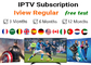 Regular Iview IPTV Subscription Sports Adult 18+ M3U 5000+ Live TV 20000+ VOD