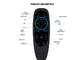 ATV G10S Pro BT Air Mouse Remote Control Bluetooth 5.0 Gyroscope IR Learning